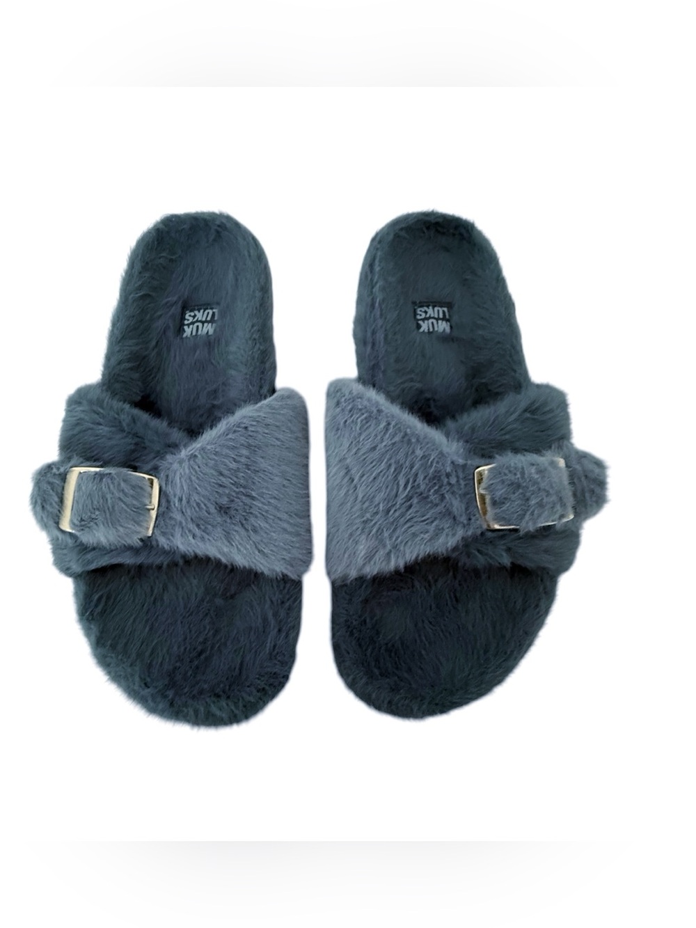 MUK LUKS Women's Blue Brilla Slipper